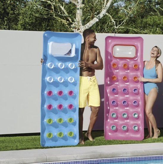 Ibenzoa® Stijlvol en Comfortabel Luchtbed met Kleurige Onderkant en Kijkvenster voor Zomerplezier van Ibenzoa — afbeelding 5