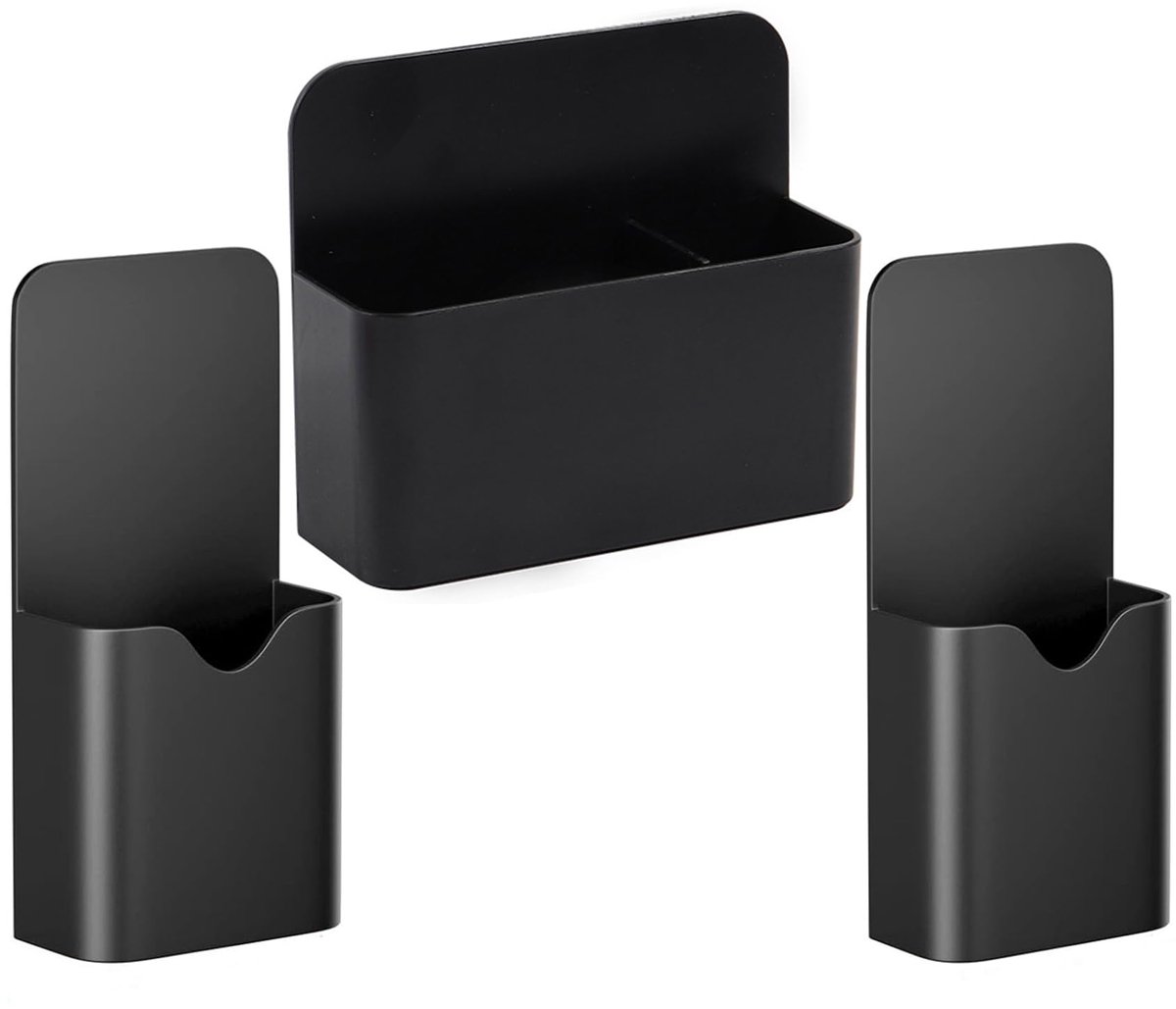 Ibenzoa® Multifunctionele Magnetische Pen- en Accessoirehouders voor Thuis en Kantoor, Set van 3 Stuks