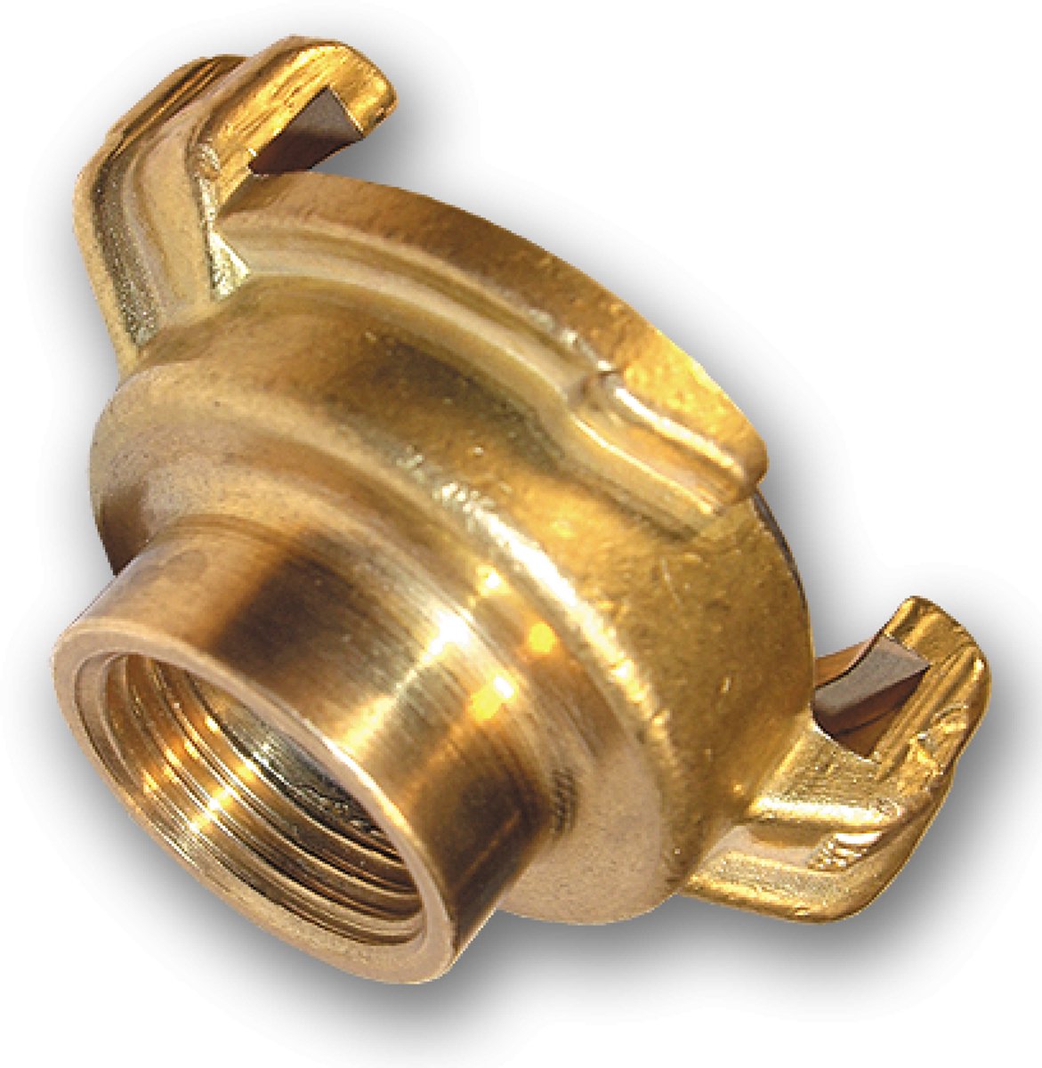 Geka Snelkoppeling met Binnendraad 3/8 inch – Messing Klauwkoppeling – 3/8" BSP – Voor Water en Lucht Installaties
