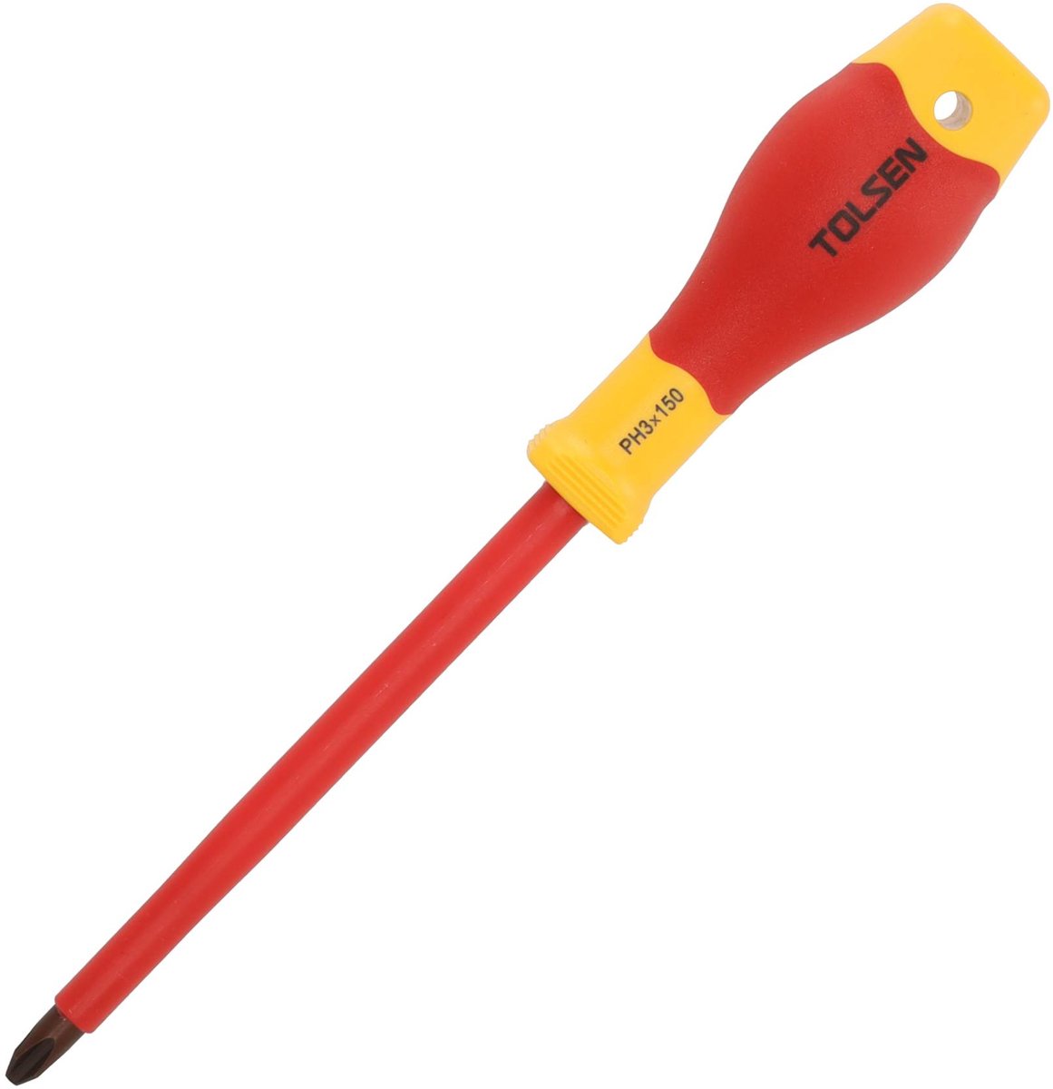 Tolsen Schroevendraaier VDE Premium - Kruiskop Schroevendraaier PH3 x 150 mm