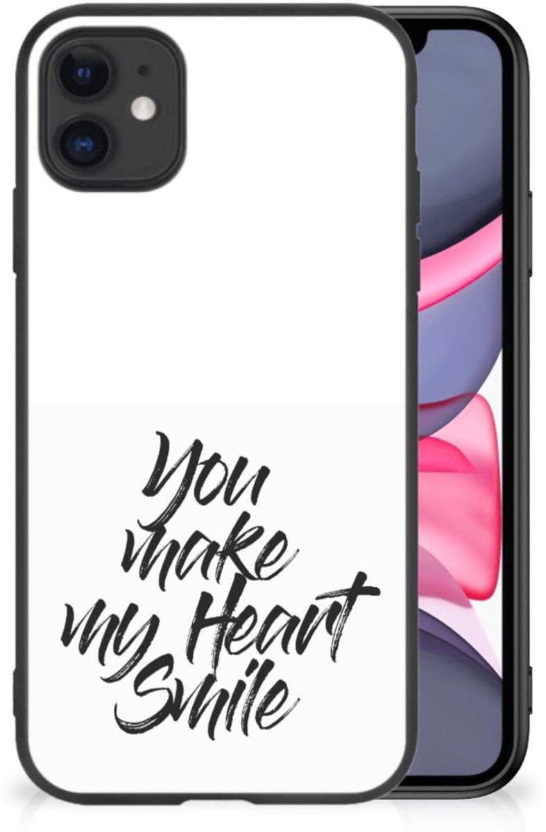 iPhone 11 Telefoon Hoesje met tekst Heart Smile