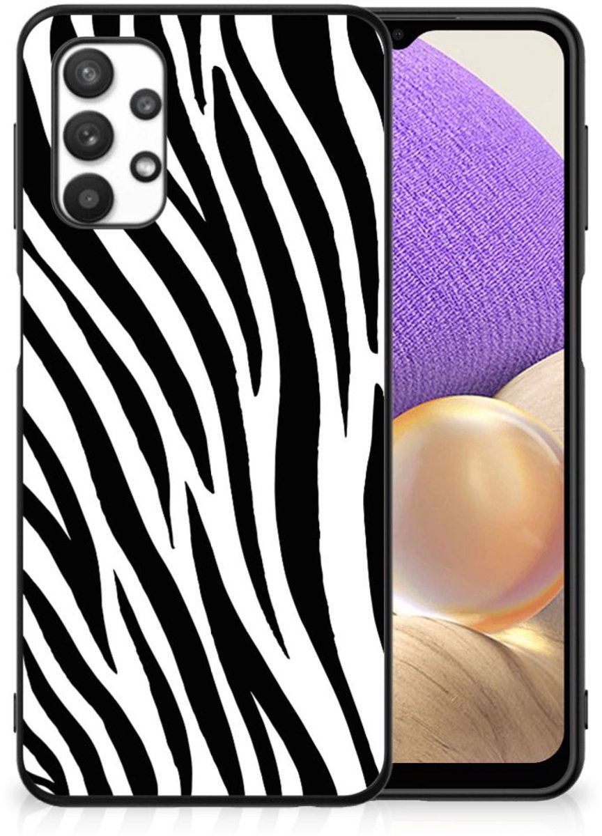 Samsung Galaxy A32 5G Dierenprint Telefoonhoesje Zebra