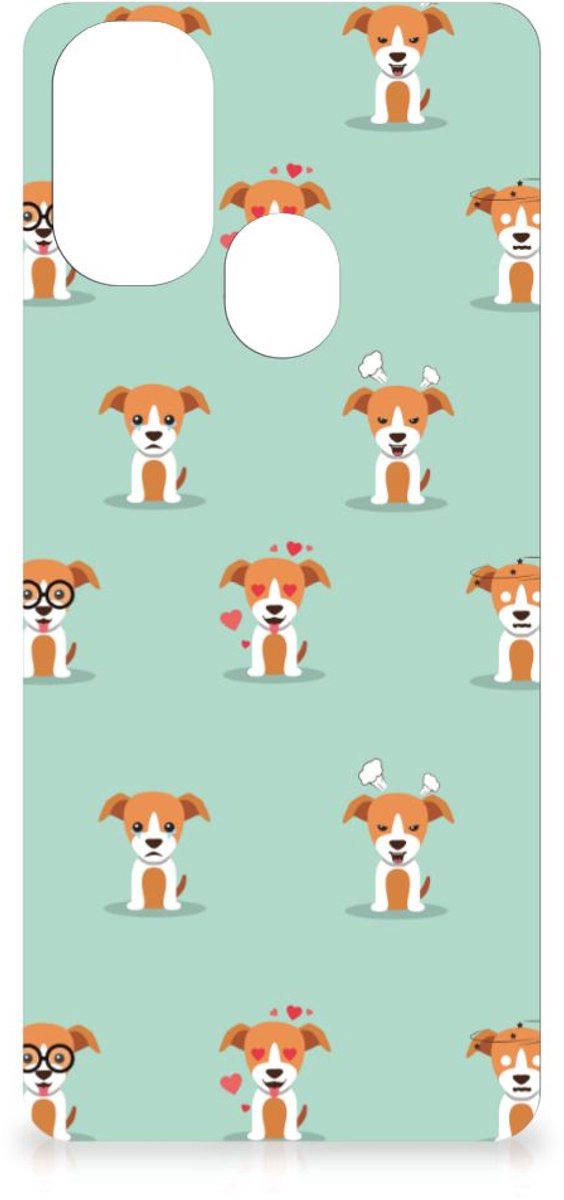 OnePlus Nord N100 Dierenprint Telefoonhoesje Pups