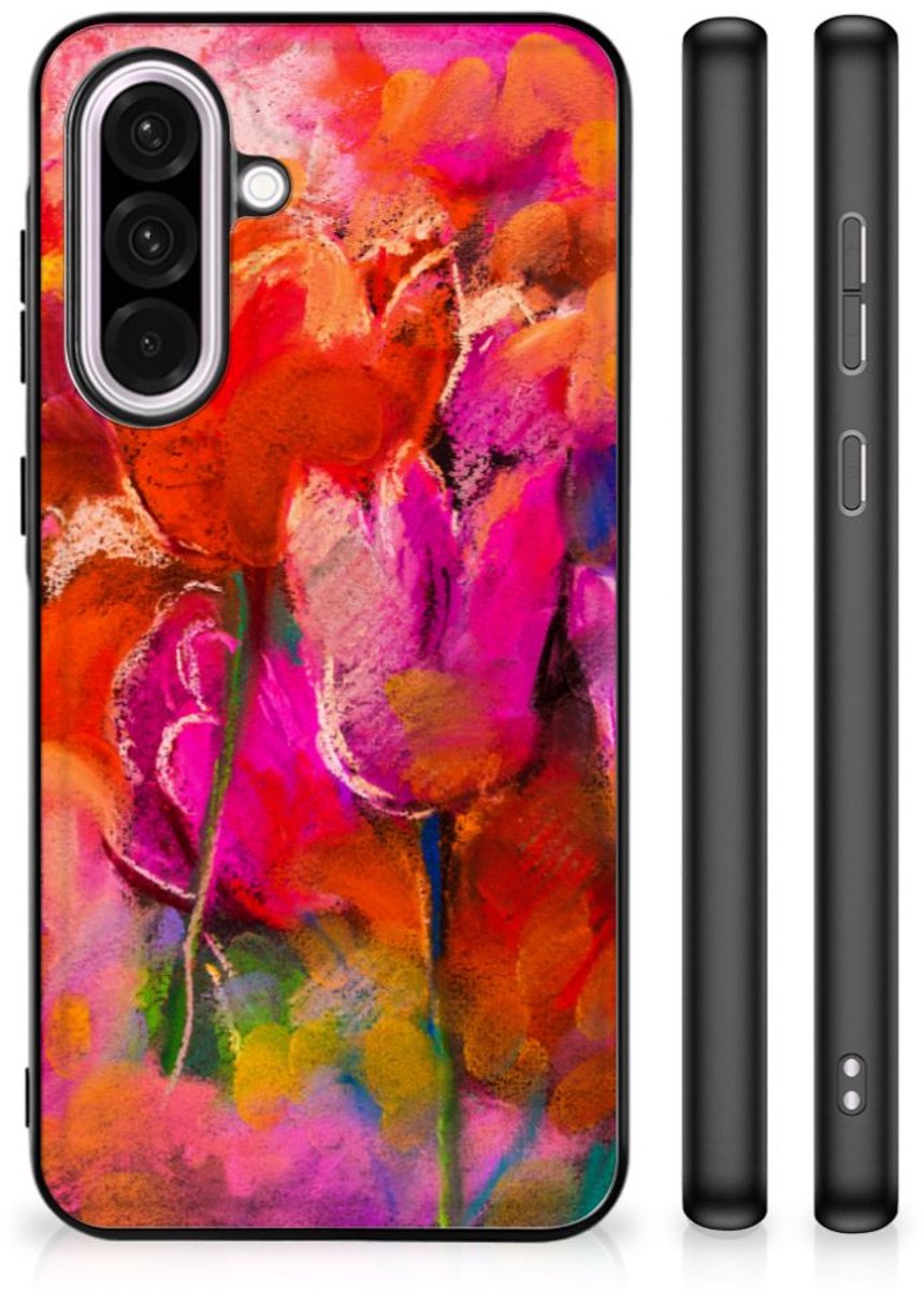 Kleurrijke Telefoonhoesje Samsung Galaxy A56 Tulips