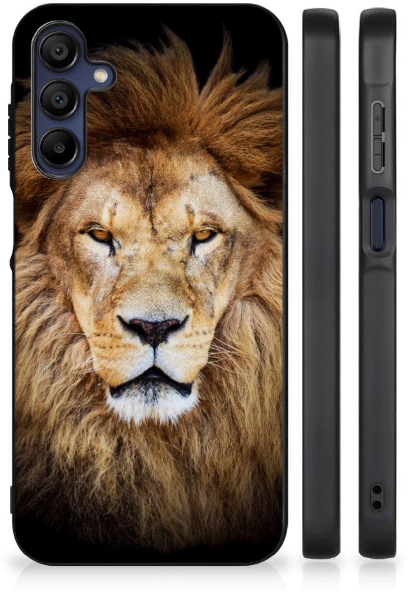 Samsung Galaxy A15 Dierenprint Telefoonhoesje Leeuw
