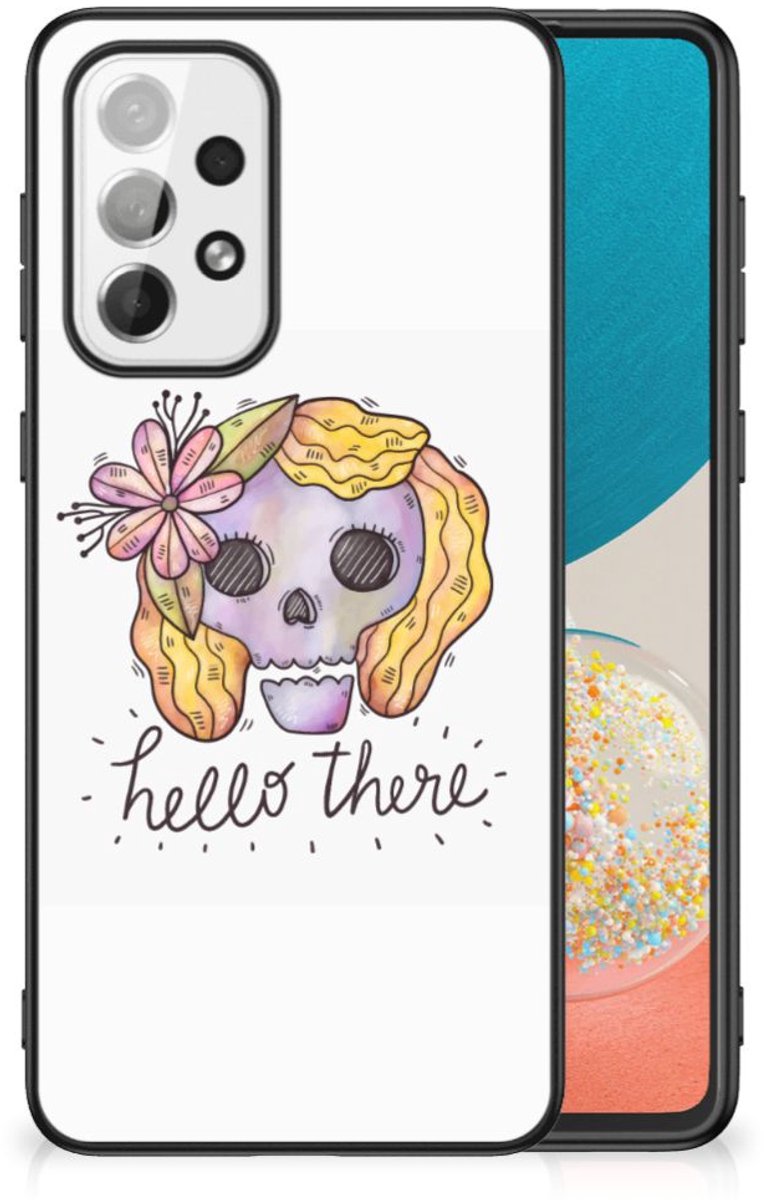 Telefoonhoesje Samsung Galaxy A73 Boho Skull
