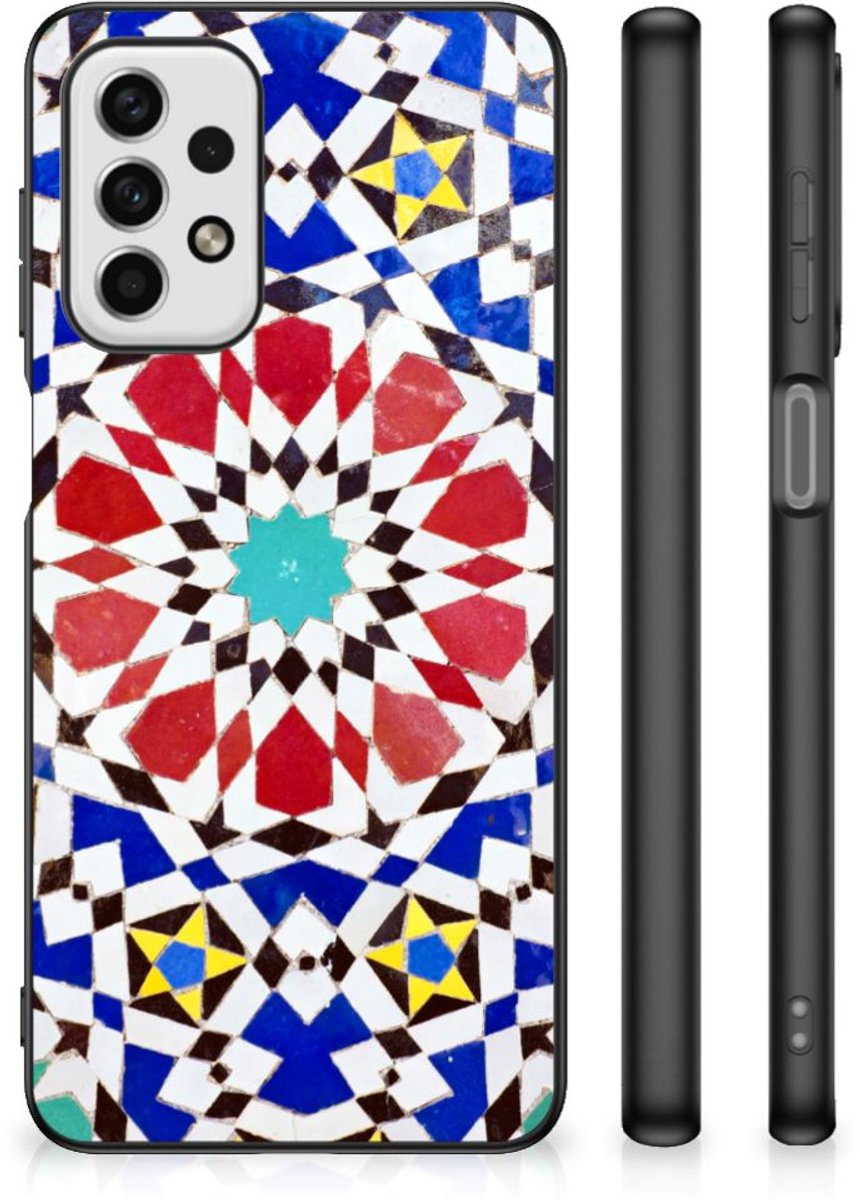 Samsung Galaxy A23 Marmeren Print Telefoonhoesje Mozaïek