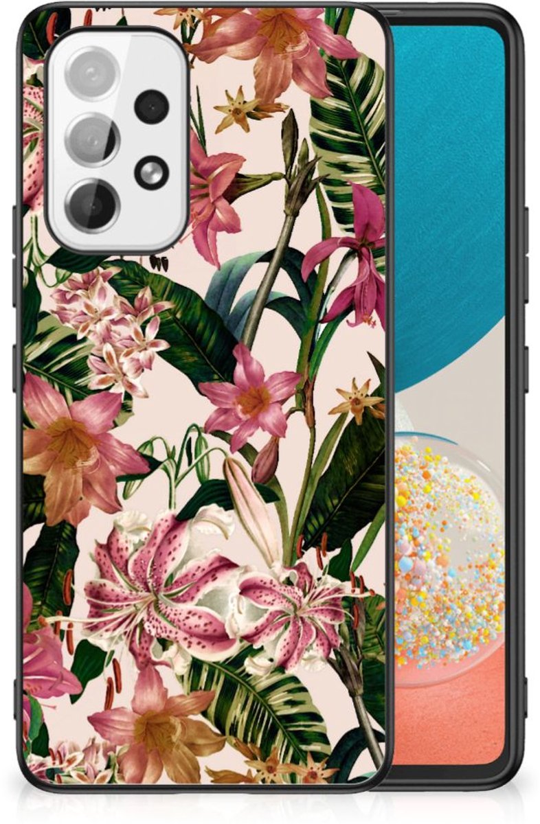 Samsung Galaxy A53 Bloemen Hoesje Flowers