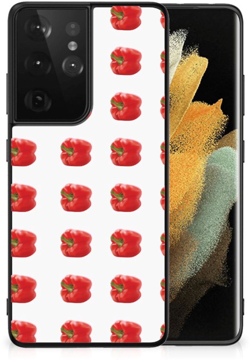 Samsung Galaxy S21 Ultra Back Cover Hoesje Paprika Red