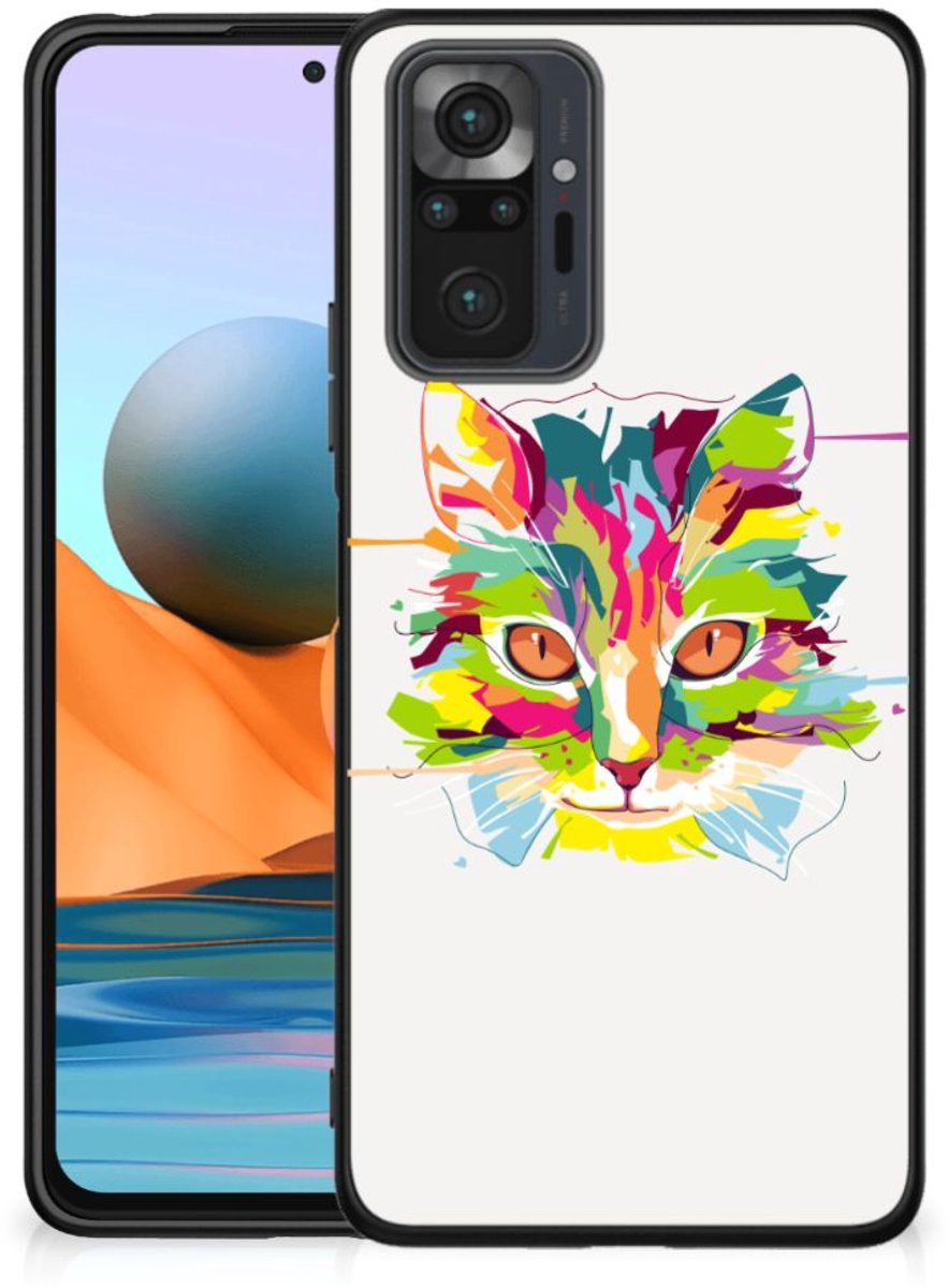 Xiaomi Redmi Note 10 Pro Hoesje Cat Color