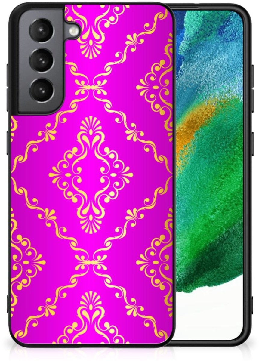 Back Cover Samsung Galaxy S21FE Barok Roze