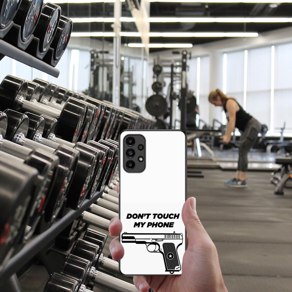 Samsung Galaxy A13 4G Telefoon Hoesje Pistol DTMP