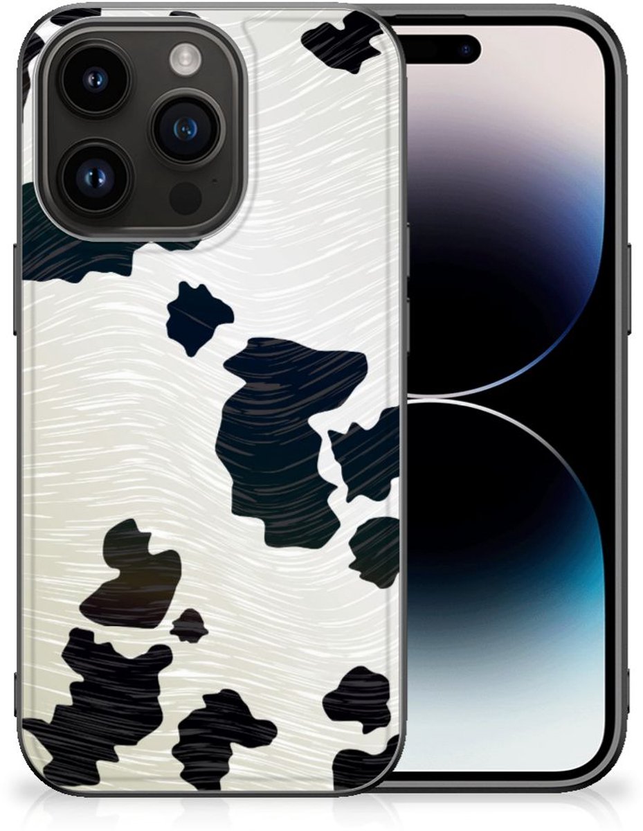 iPhone 15 Pro Dierenprint Telefoonhoesje Koeienvlekken