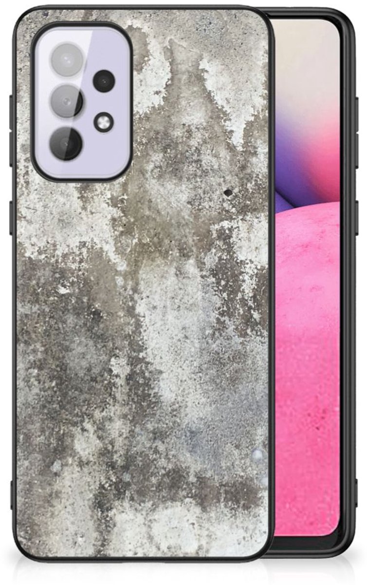 Samsung Galaxy A33 5G Marmeren Print Telefoonhoesje Beton Print