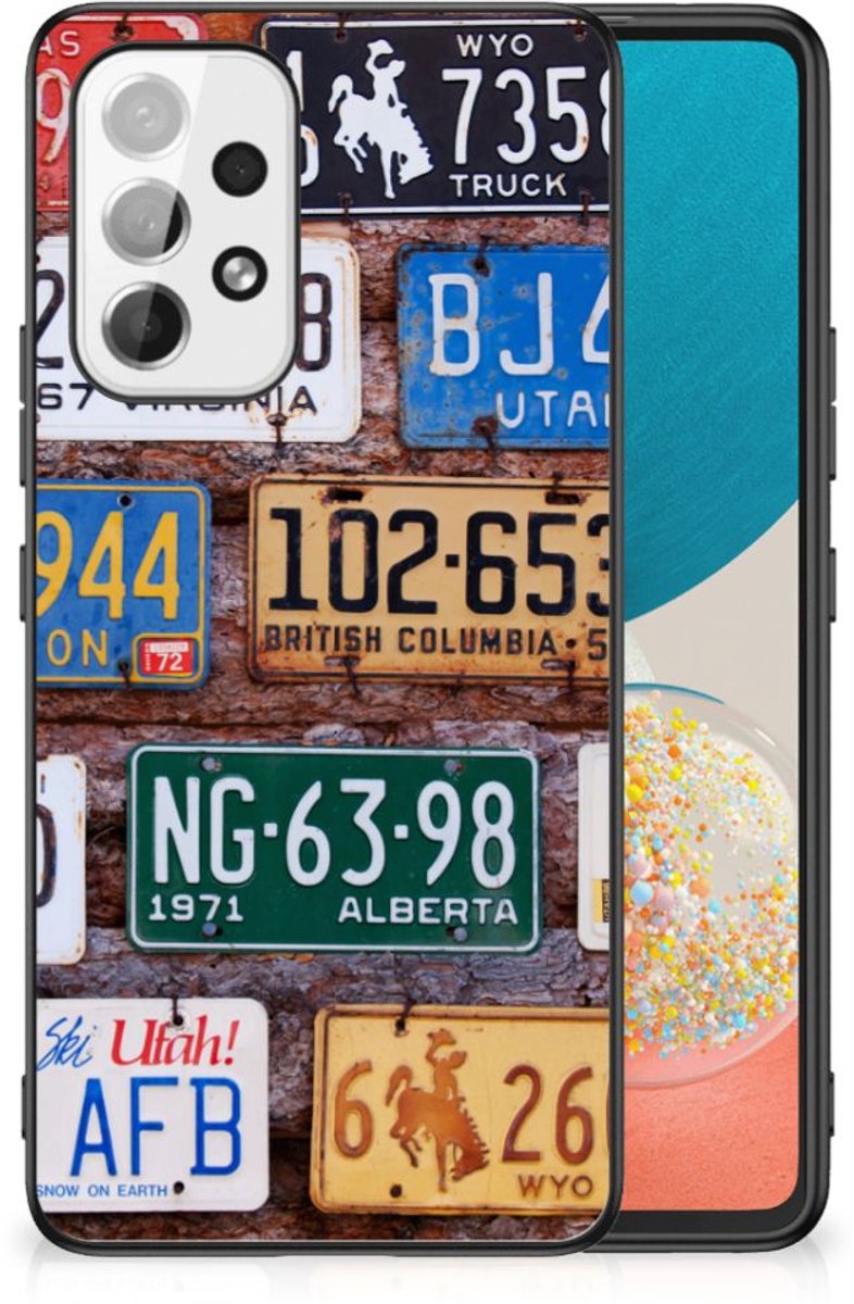 Samsung Galaxy A53 Silicone Back Case Kentekenplaten