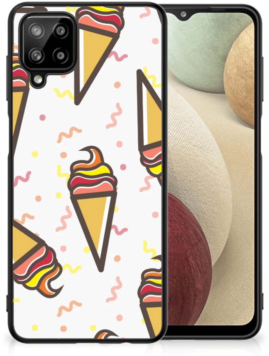Samsung Galaxy A12 Back Cover Hoesje Icecream