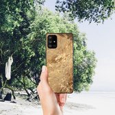 Samsung Galaxy A71 Marmeren Print Telefoonhoesje Marmer Creme
