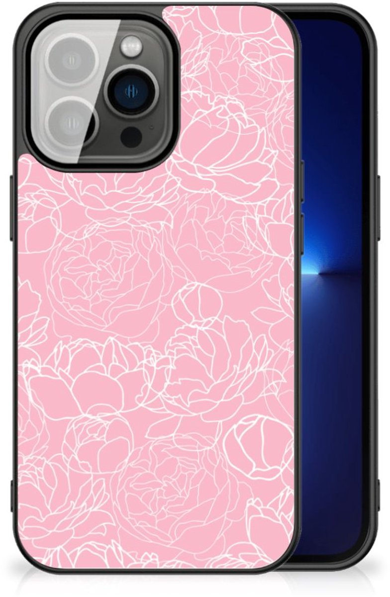 iPhone 13 Pro Bloemen Hoesje White Flowers