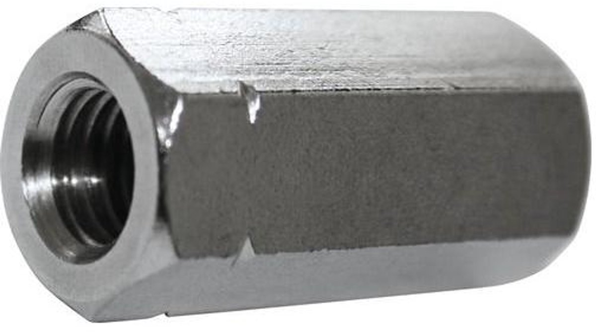 Deltafix - Verlengmoer m12 rvs