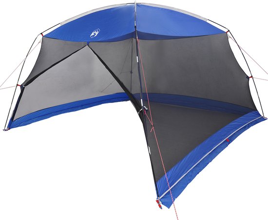 vidaXL - Muskietentent - met - dak - Azuurblauw - 380 - x - 380 - x - 225 - cm van Vidaxl — afbeelding 5