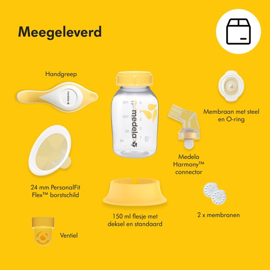 Medela - Harmony - Borstkolf -Kolfapparaat - Handkolf - Zonder stroom Compact