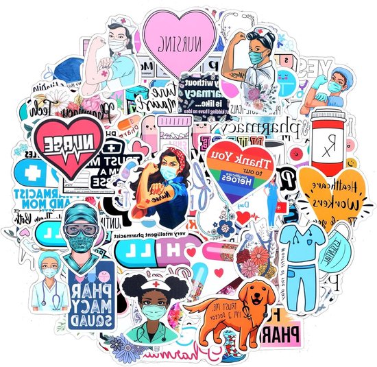 24 Pack Verpleegkundige Cupcake Toppers, Verpleegkundige Afstuderen Cupcake Picks voor Verpleegkundige Medische Rn Thema Afstuderen Verjaardagsfeest Cake Decoraties