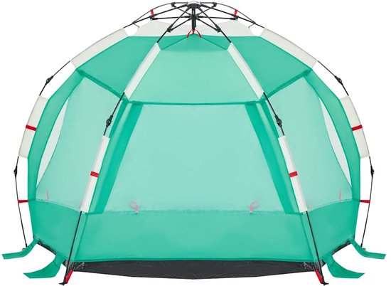 vidaXL - strandtent - 2-persoons - waterdicht - snelontgrendeling - zeegroen van Vidaxl — afbeelding 3