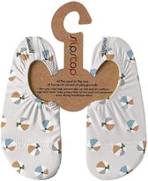 Slipstop Beachbal naturel - Licht grijs met ballen