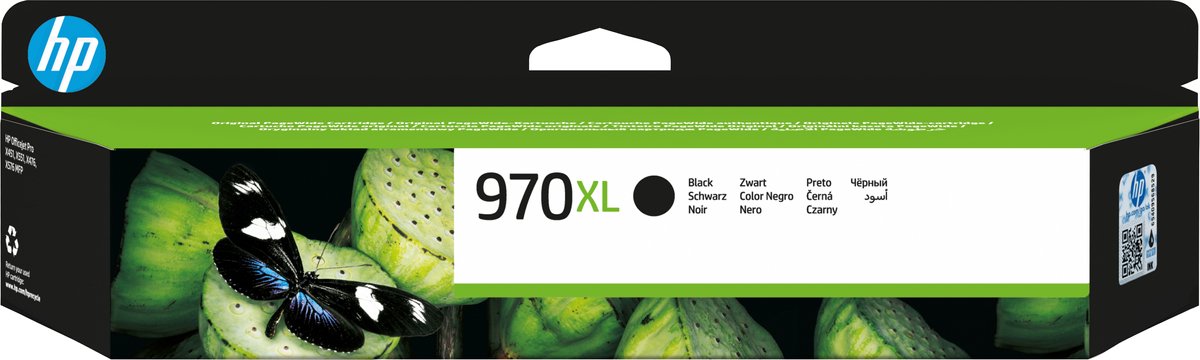 HP - CN625AE - 970XL - Inktcartridge zwart