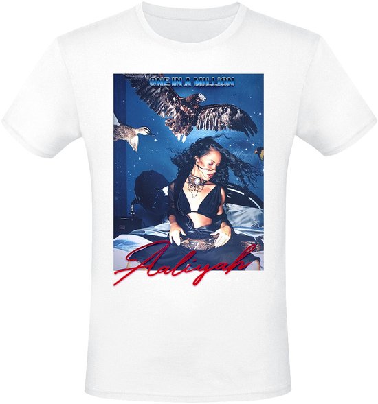 Aaliyah One In A Million Heren T-shirt - wit - L