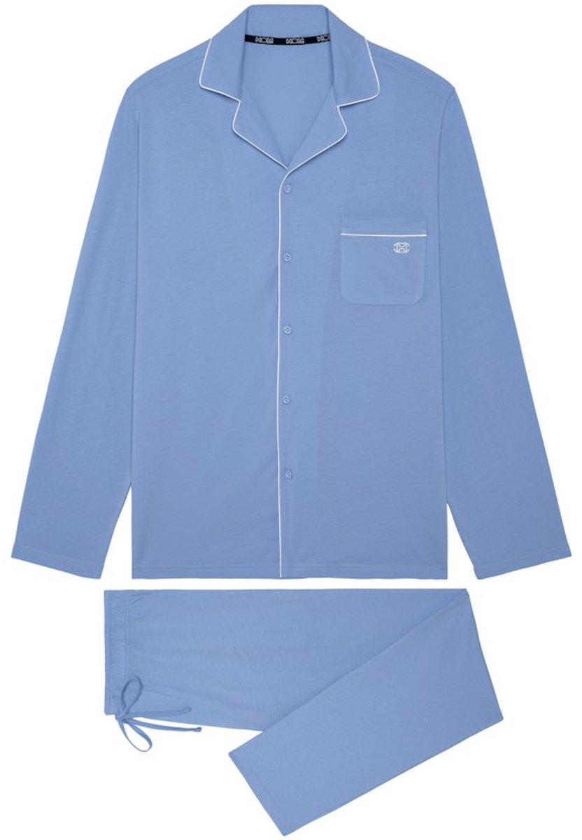 HOM - Rafael L/S Pyjama set lange broek - Licht blauw - mannen - S