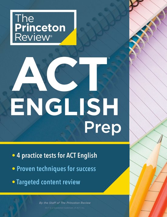 College Test Preparation - Princeton Review ACT English Prep - cover