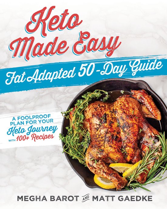 Keto Made Easy: Fat Adapted 50-Day Guide - cover