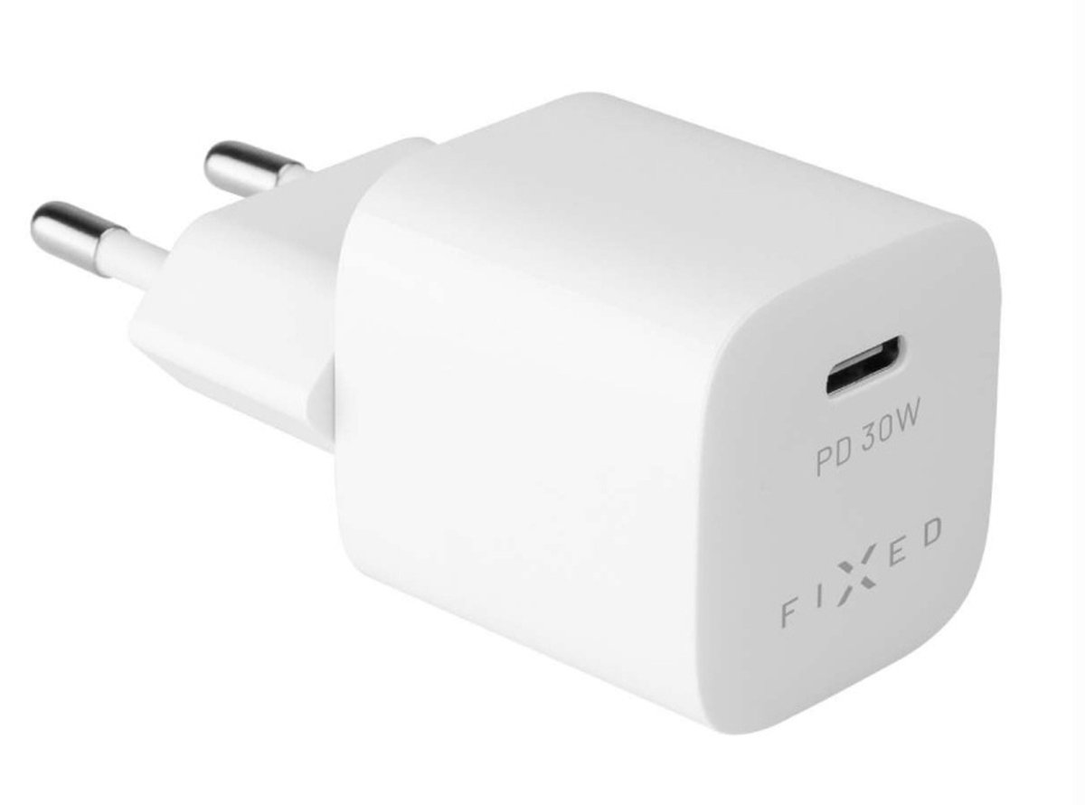 FIXED FIXC30M-C-WH oplader voor mobiele apparatuur Laptop, Smartphone, Tablet Wit AC Snel opladen Binnen