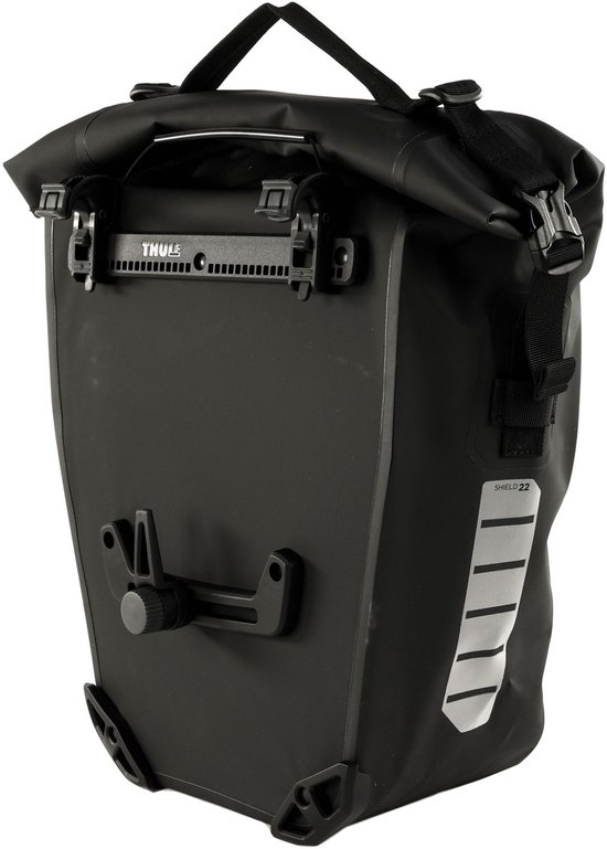 THULE fietsenzak schoudertas met laptopvak Shield Pannier 22L Single Black zwart van Thule — afbeelding 3