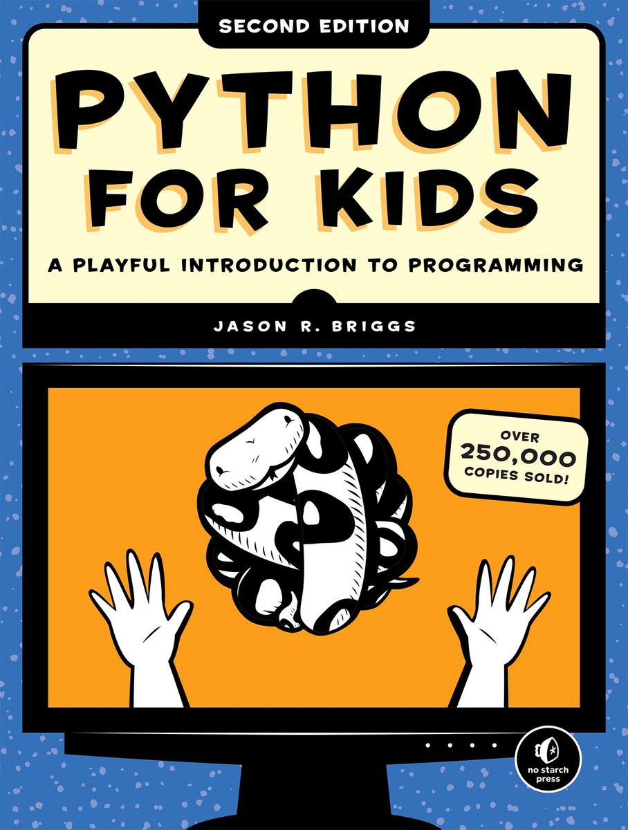 Omslag van Python for Kids, 2nd Edition