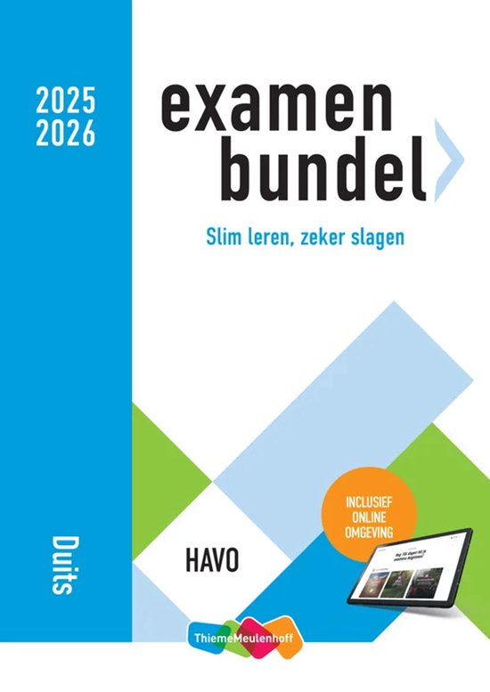 Examenbundel online + boek havo Duits 2025/2026 - cover