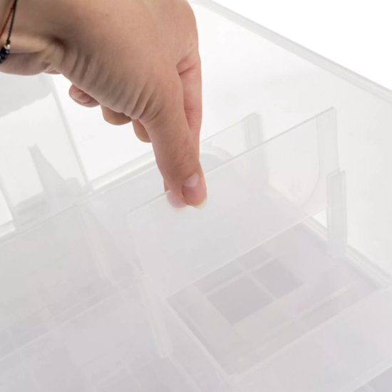 Kruzzel Stapelbox - Block box 2‑lagen – blokken eenvoudig opruimen - 15 liter — afbeelding 2