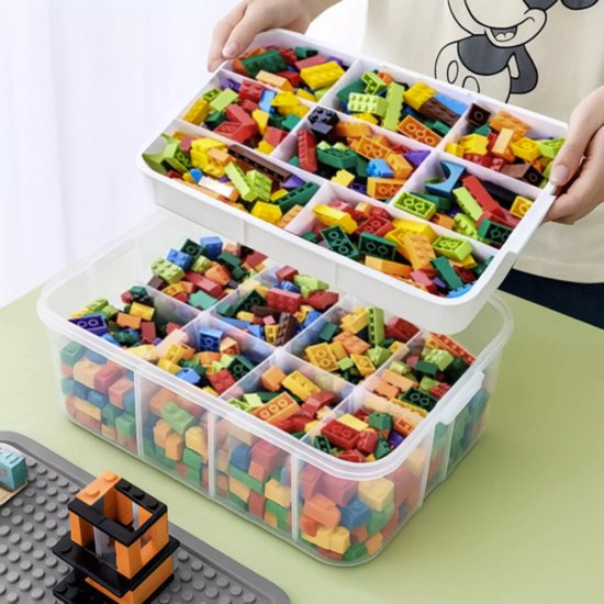 Kruzzel Stapelbox - Block box 5‑lagen – blokken eenvoudig opruimen - 35 liter — afbeelding 3