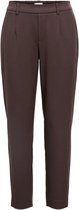 Pantalon slim Object Broek Objlisa Noos 23029728 Seal Brown Femme Taille - W42