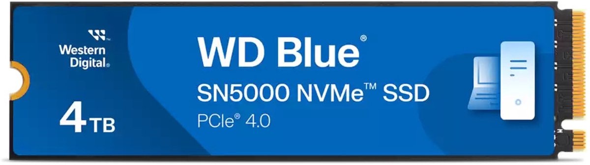 Western Digital Blue SN5000 4 TB M.2 PCI Express 4.0 NVMe