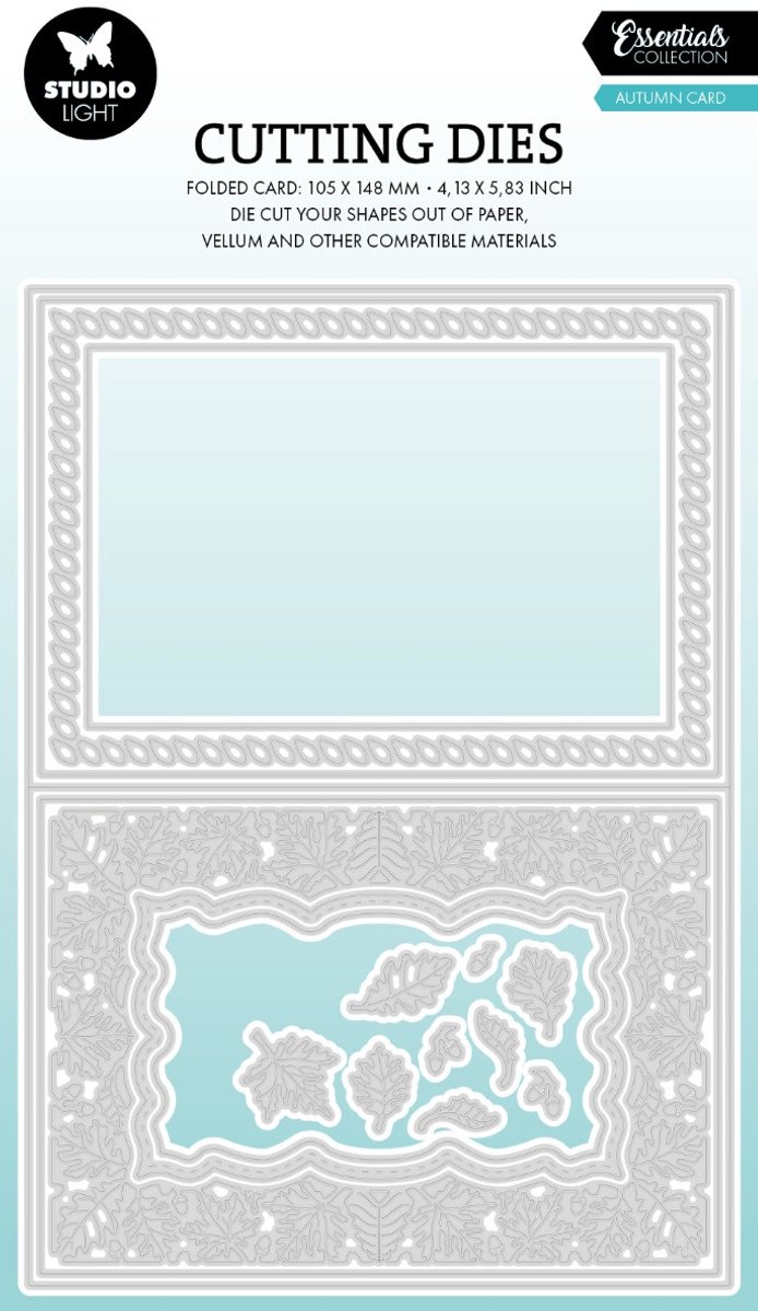 Cutting die Autumn card - Essentials nr. 1051