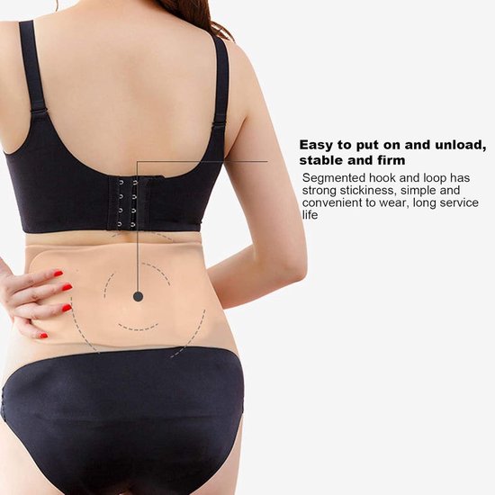 Allecto Premium - Realistische siliconen kunstbuik in huidkleur XL - Fotografie en reclame accessoires van allecto — afbeelding 4