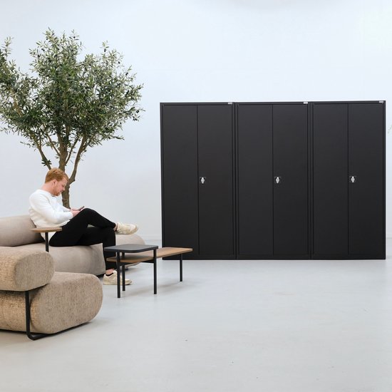 Mop en Bezemhouders Uittrekbare Bezem Opbergkast met Verstelbare Haken, Kast Uittrekbare Opbergorganisator, Tuingereedschapsorganisator voor Huis, Keuken, Tuin(31cm/12.2 in