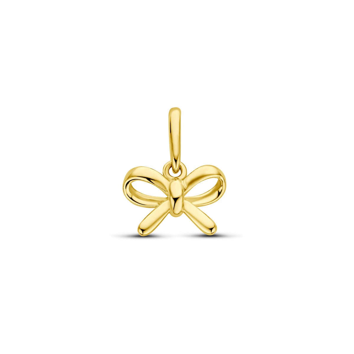 14K geelgouden hanger strik 12 mm - 4034133