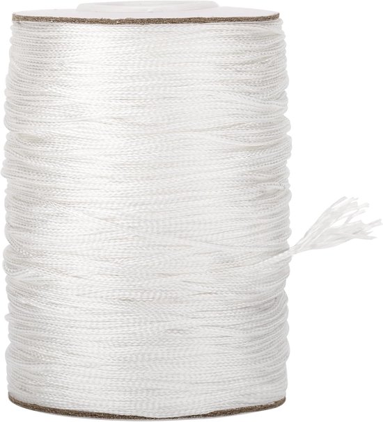 20 stuks 1 mm zijden nylon koord, Chinese knoopkoord, nylon koord voor armbanden, kleurrijk macramégaren, 1 mm x 25 m zijde nylon koord voor gevlochten halskettingen, armbanden, kralen, handwerk