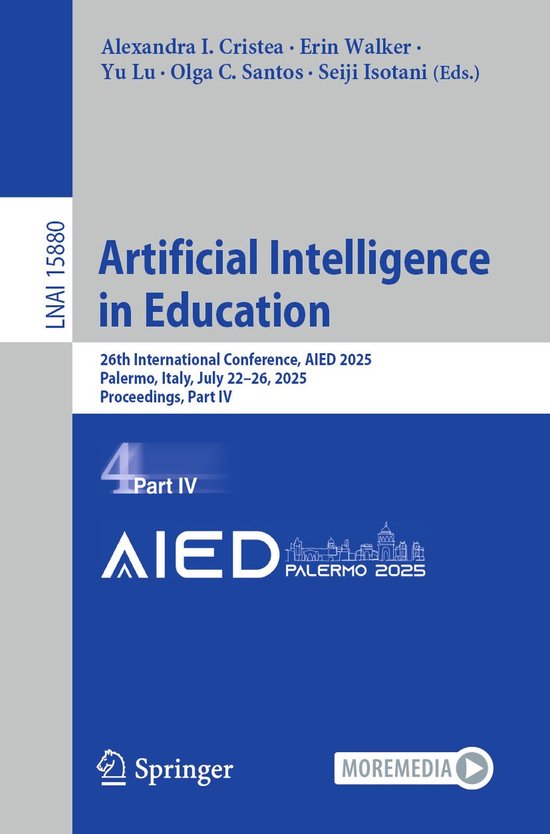 Lecture Notes in Artificial Intelligence 4 - Artificial Intelligence in Education