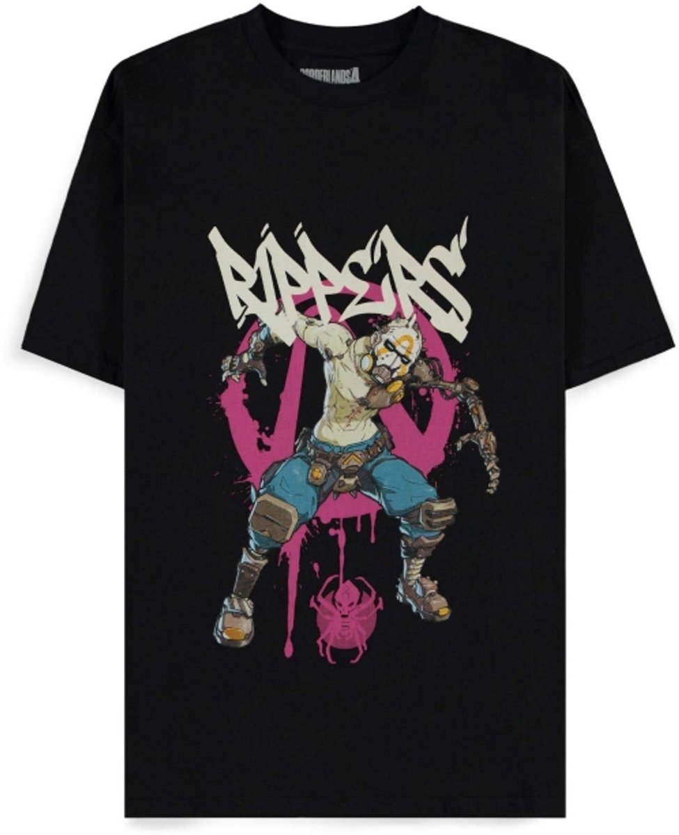 Borderlands Rippers Heren T-shirt - zwart - S