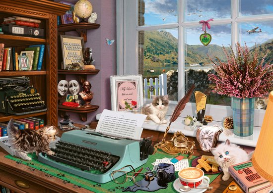 Schmidt Puzzel Aan de schrijftafel - 1000 stukjes