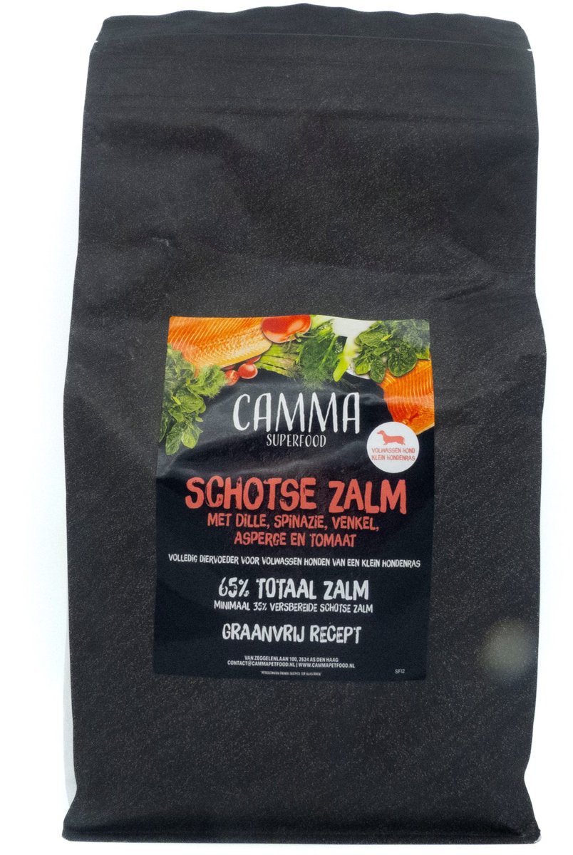 Camma Superfoods - Schotse Zalm Klein Hondenras 2kg